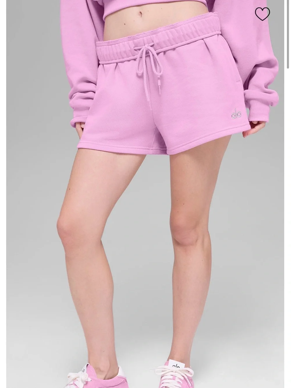 Alo candy pink accolade short  XS